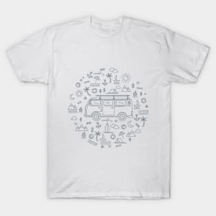 Travel Icons T-Shirt